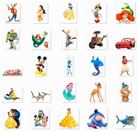 personajes de disney con n|classic disney characters list.